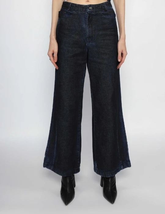 Diffused Denim Pants