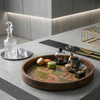 Floral - Wooden Lazy Susan Platter