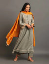 Grey Haseena Kurta Set