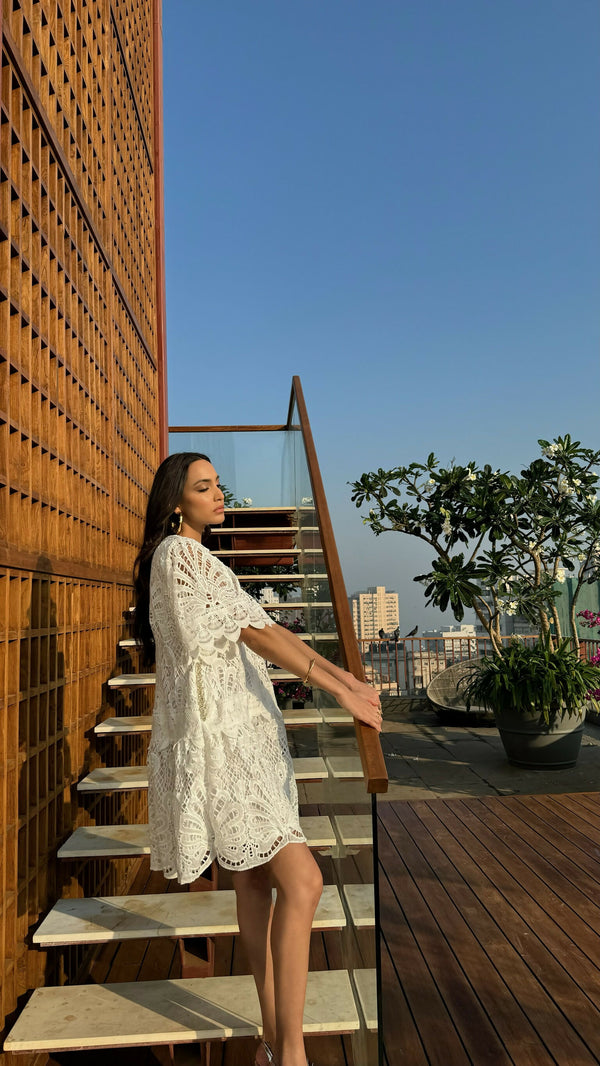 Sicily Dress white