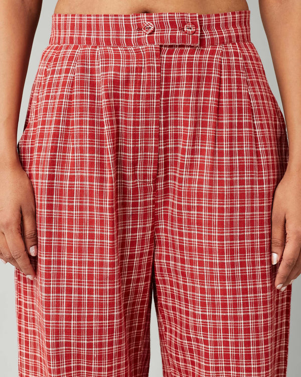 Red Suri Co-ord Set