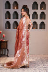 Badami Gold Tissue Silk Saree