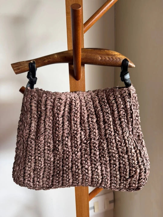 Kapi Handwoven Raffia Bag