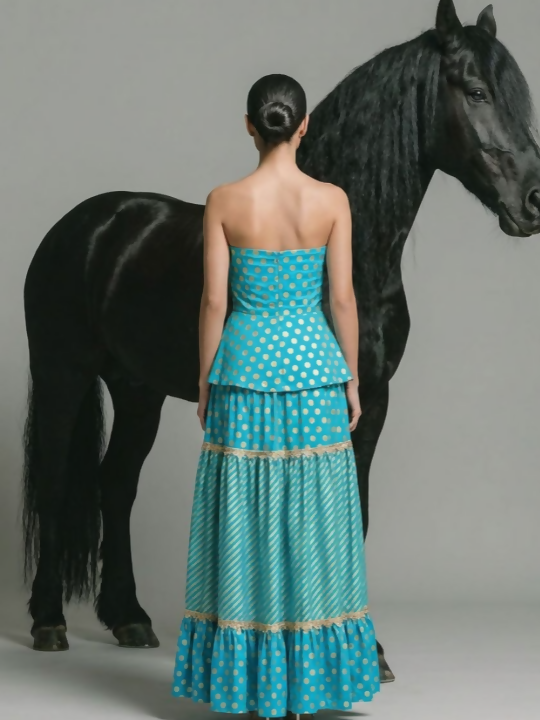 Azura Off Shoulder Lehenga Set
