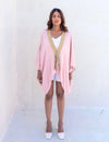 Pink Braided Short Cape