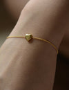 Heart Bracelet Topaz