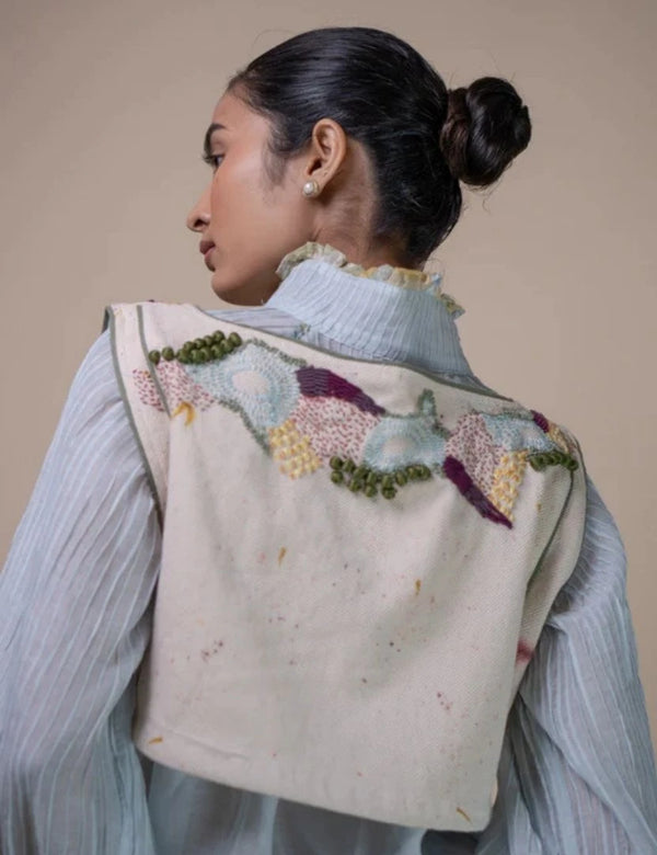 Meadows Reversible Tie-Up Blouse
