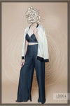 Frayed Denim Bustier