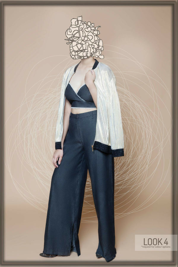 Frayed Denim Bustier