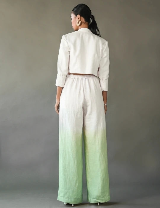 Short Jacket With Shaded Pant