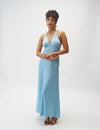 Powder Blue dress with cover up
