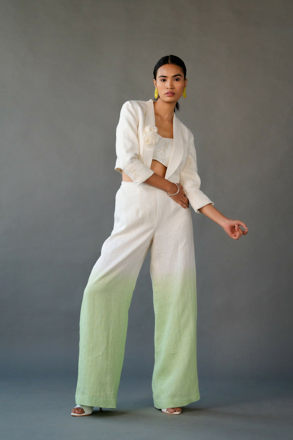 Short Jacket With Shaded Pant