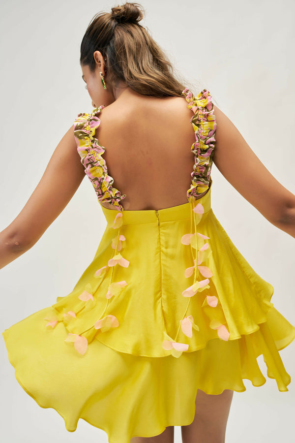 Gala Satin Mini Dress