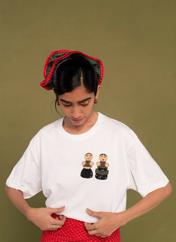 Chinmayee T shirt - WHITE