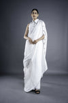 Mystic White Saree