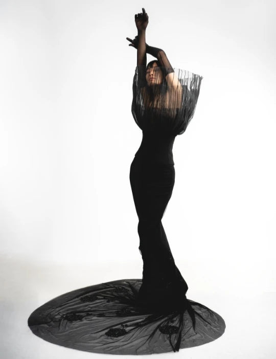 Mermaid Gown with Trail