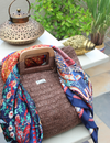 Raffia Coffee Tote
