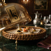 Rattan & Glass Dome