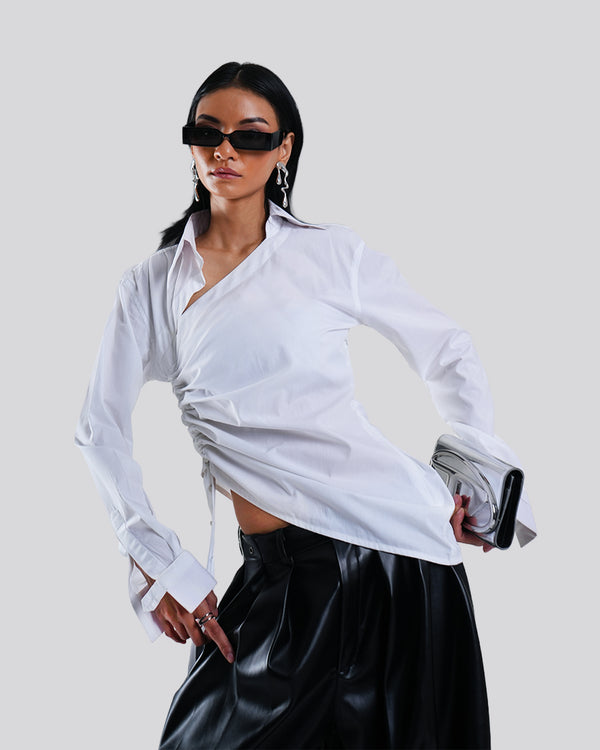 Offset Shirt Top