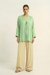 Ash Green Loop Blouse