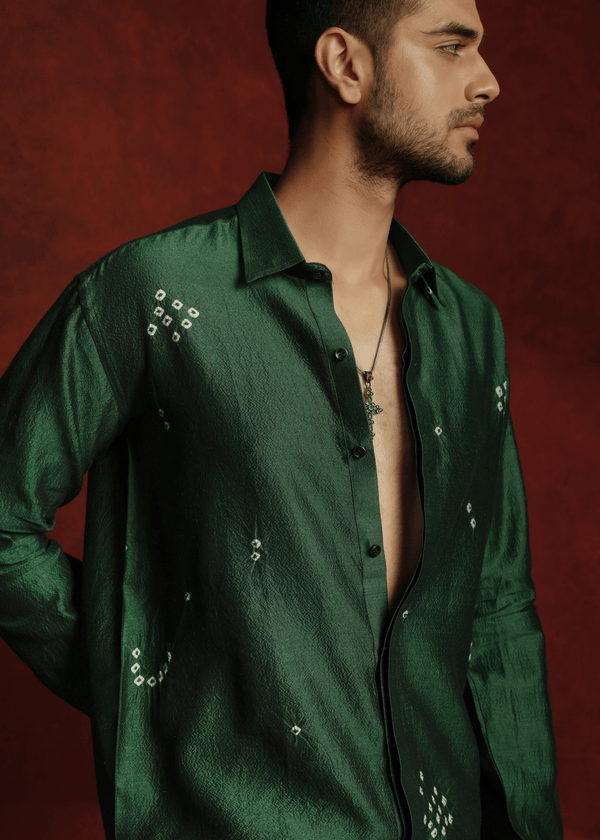 Panna Bandhej Shirt