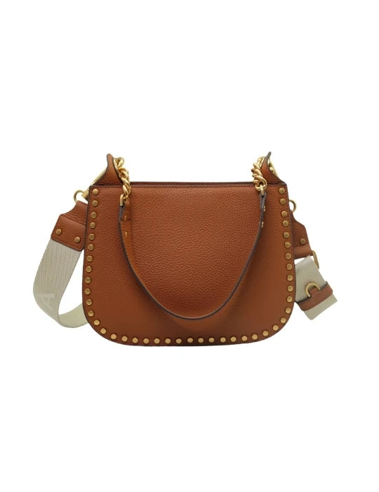 JENA X TAN Studded Shoulder Bag