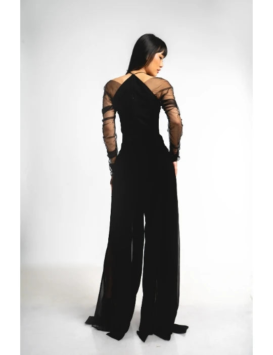 Hand Embroidery Sheer Top