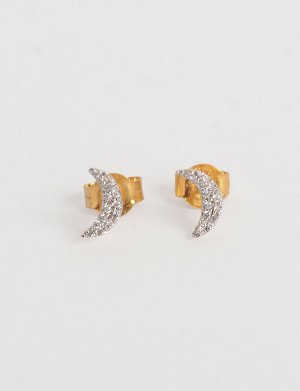 Lunar Plain Mini Earrings