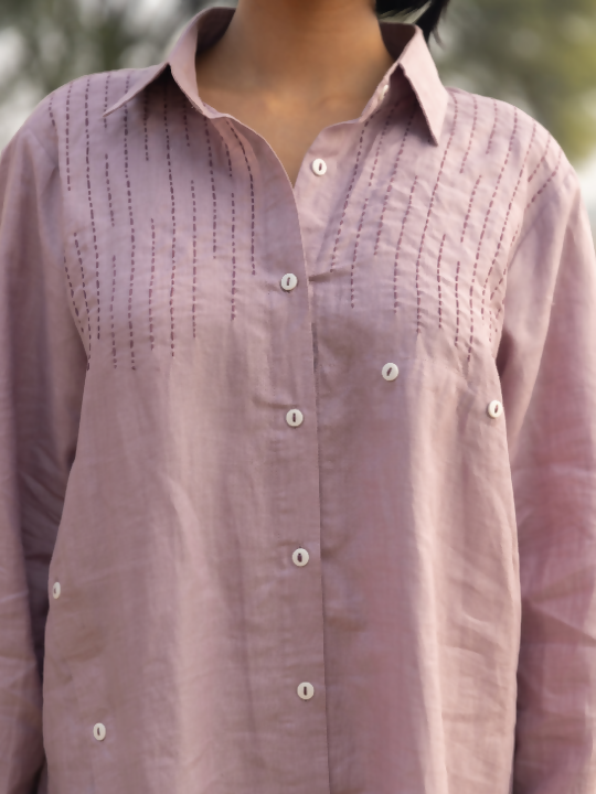 Eden Crossline shirt - Lilac