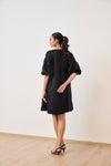 White & Black Short Party Dress