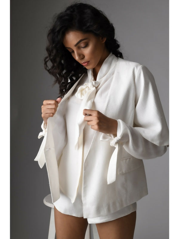 Remi half sleeves blazer shorts co-ord