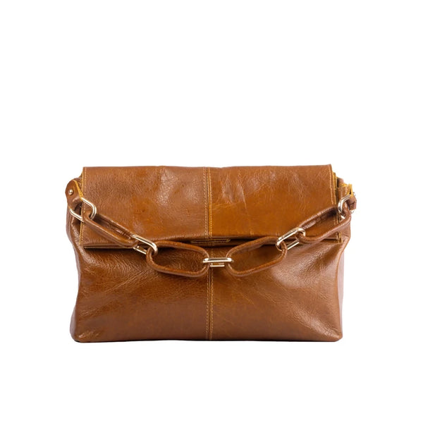 SIENA CLUTCH Tan