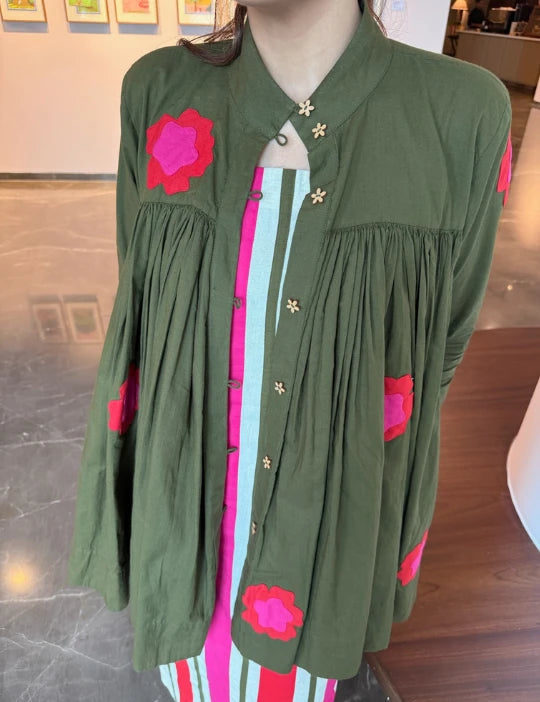 Poncho bloom Jacket