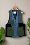 Un Denim - Upcycled Denim Gilet Jacket | G174