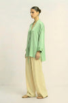 Ash Green Loop Blouse