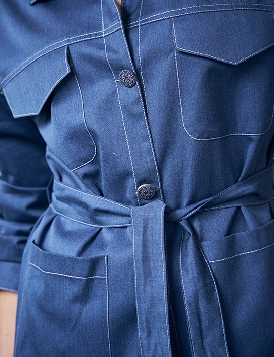 Logus Denim Four Pocket Shirt