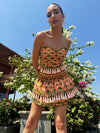 Palma Fringe Layered Mini Skirt
