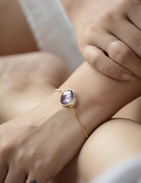 Pink Amethyst Bracelet