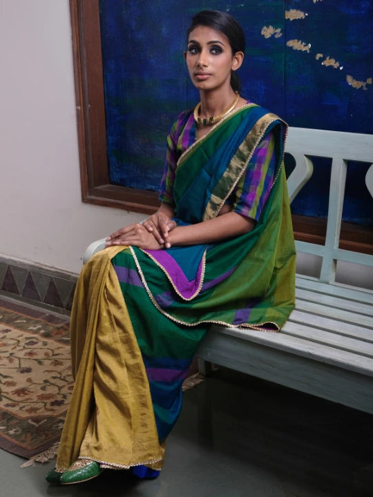 Leela check blouse
