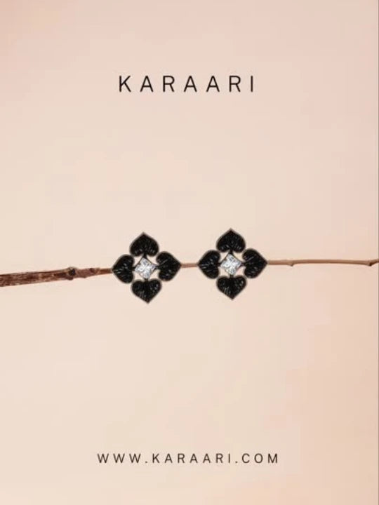 Mini Spade Stud Earrings