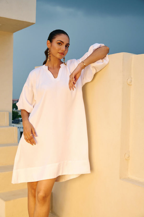 White Short Party Dress