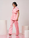 Peach-Pink Co-ord Set