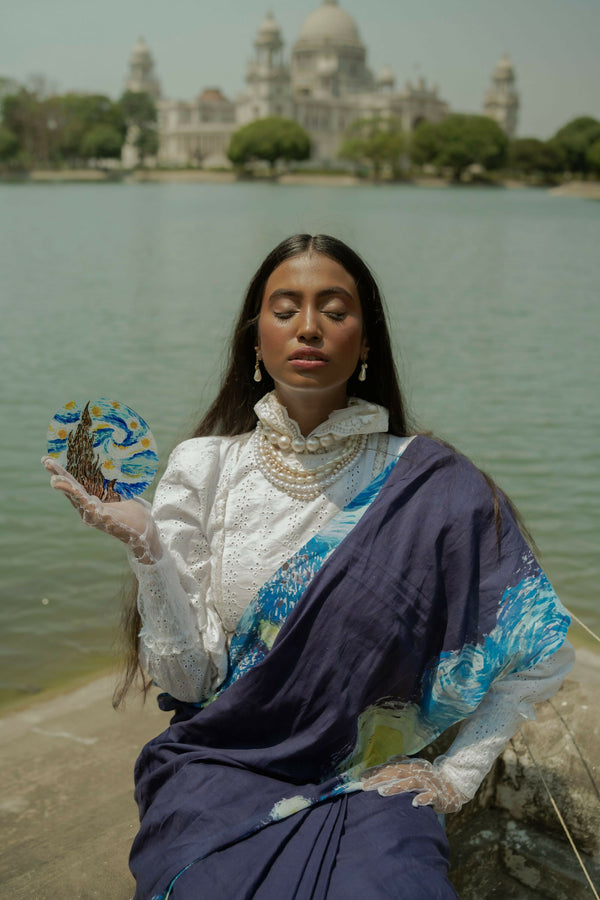 Starry Night Saree