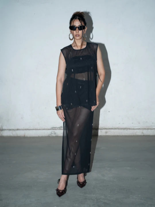 Lumen Embellished Skirt