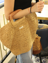 Raffia Natural Tote