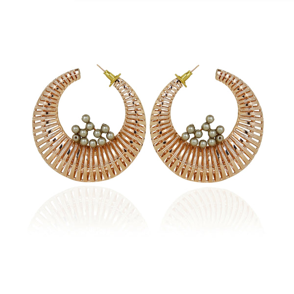MARELLA HOOP EARRINGS- silver