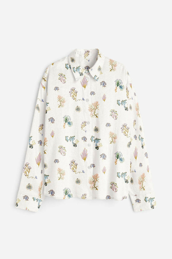 Marine Life Coral Shirt women
