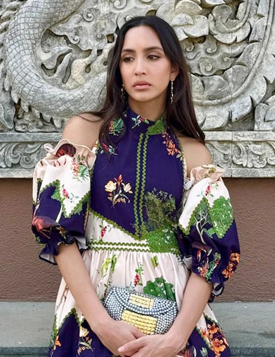 Mallorca Puff Sleeve Dress