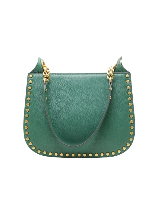 JENA X GREEN Studded Shoulder Bag