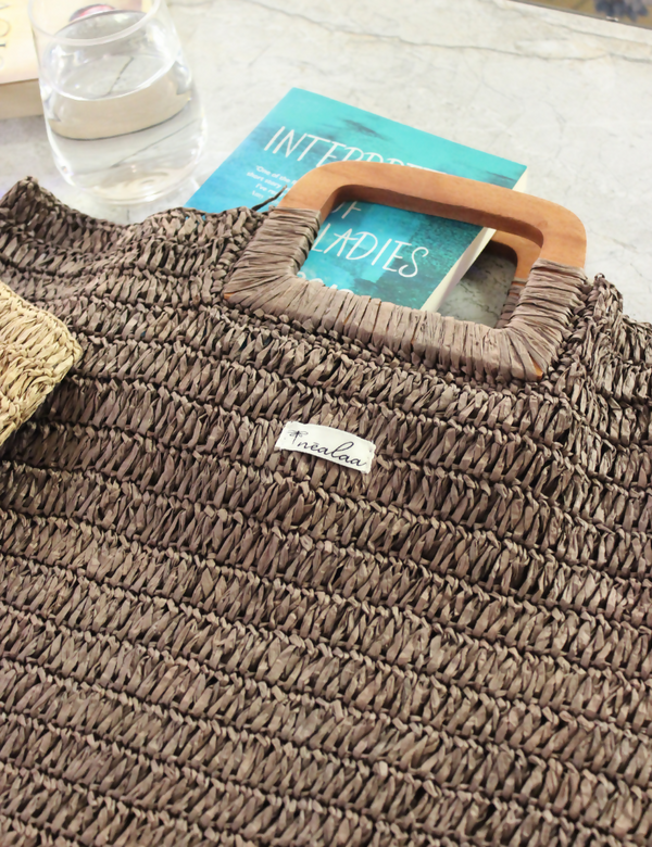 Raffia Coffee Tote